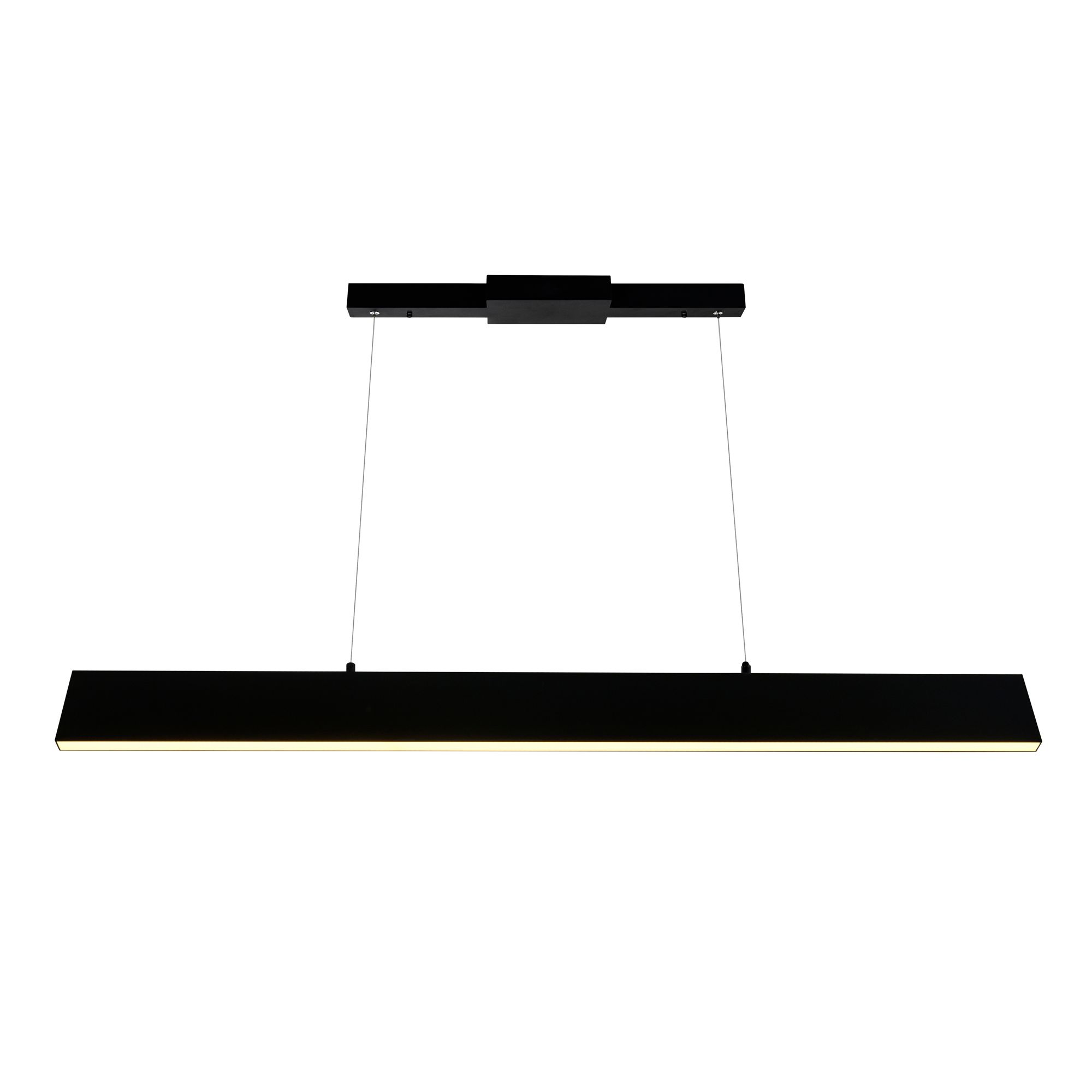 Image 2 Krista Integrated LED 36in Satin Black Chandelier more views