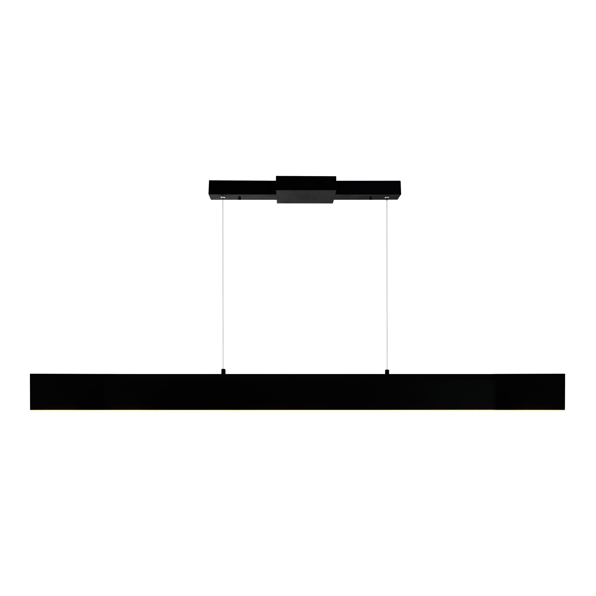 Image 2 Krista Integrated LED 47in Satin Black Chandelier more views