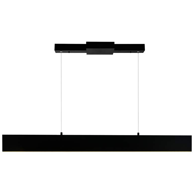Image 1 Krista LED Chandelier With Satin Black Finish