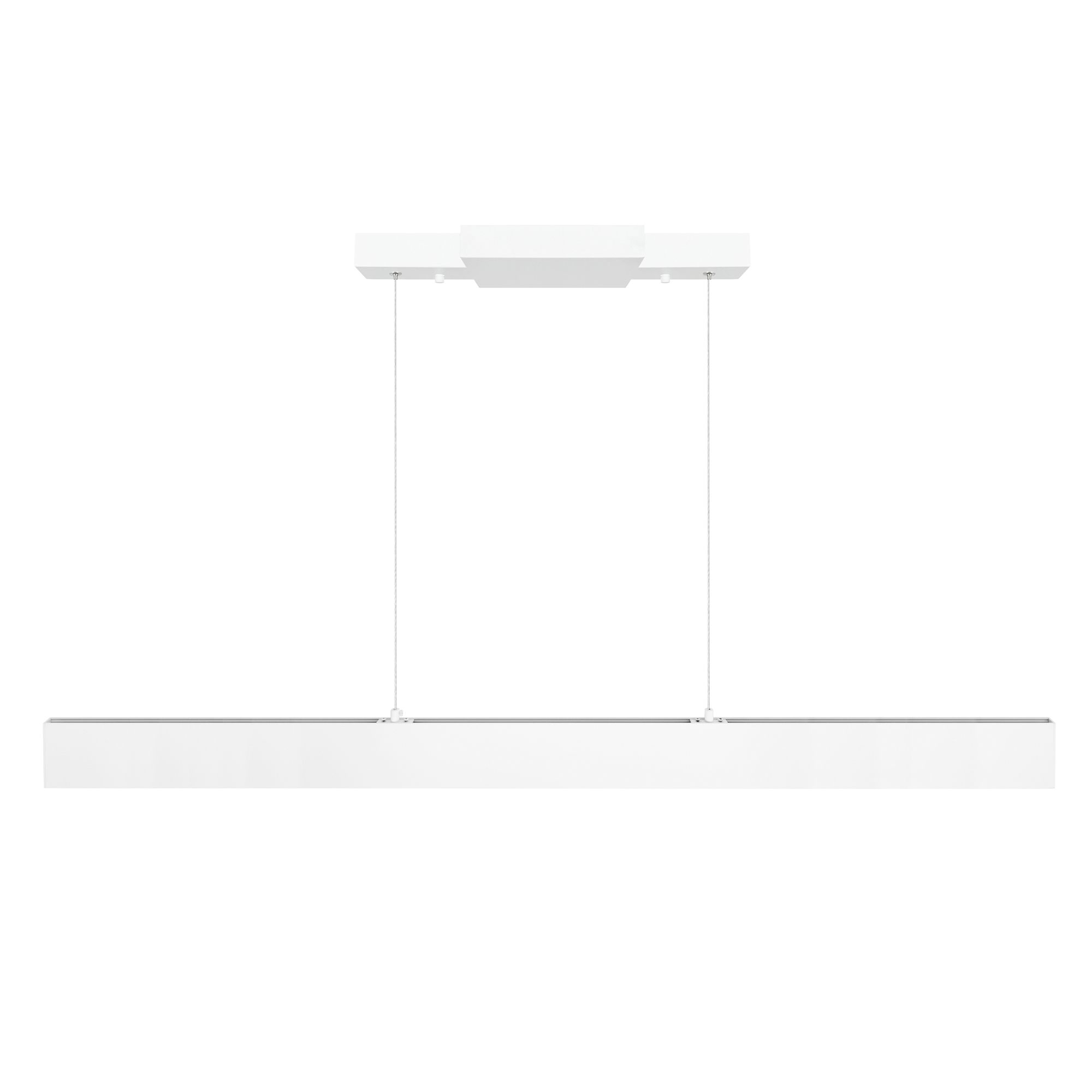 Image 3 Krista LED Chandelier With Satin White Finish more views