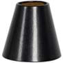 Kristel Black Lizard Drum Lamp Shade 3x5.5x5 (Clip-On)
