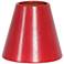 Kristel Red Lizard Drum Lamp Shade 3x5.5x5 (Clip-On)