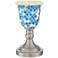 Kristen 11" High Blue Mosaic Accent Table Lamp