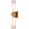 Kristy 2 Light Bath Sconce in Antiqued Gold