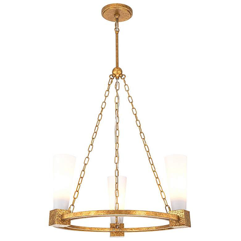Image 1 Kristy 3 Light Chandelier Gold