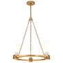 Kristy 3 Light Chandelier Gold