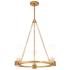 Kristy 3 Light Chandelier Gold