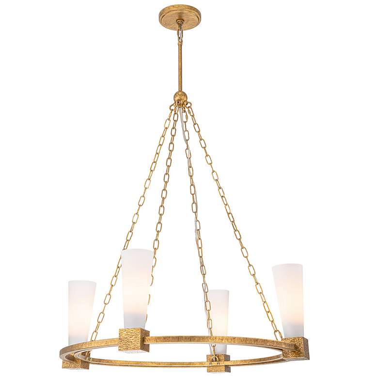 Image 1 Kristy 4 Light Chandelier Gold
