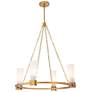 Kristy 4 Light Chandelier Gold