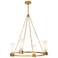 Kristy 4 Light Chandelier Gold