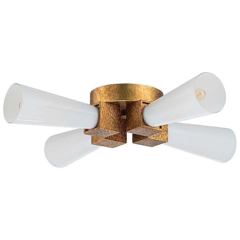 Image 1 Kristy 4 Light Flush Mount Gold