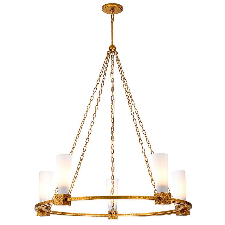 Image 1 Kristy 5 Light Chandelier Gold