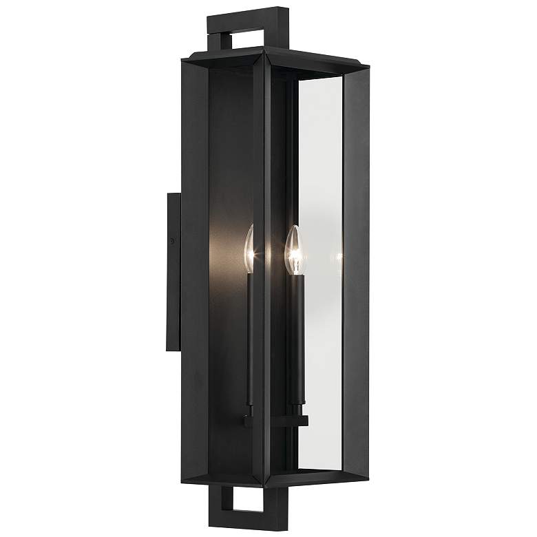 Image 2 Kroft Outdoor Wall 2Lt Textured Black