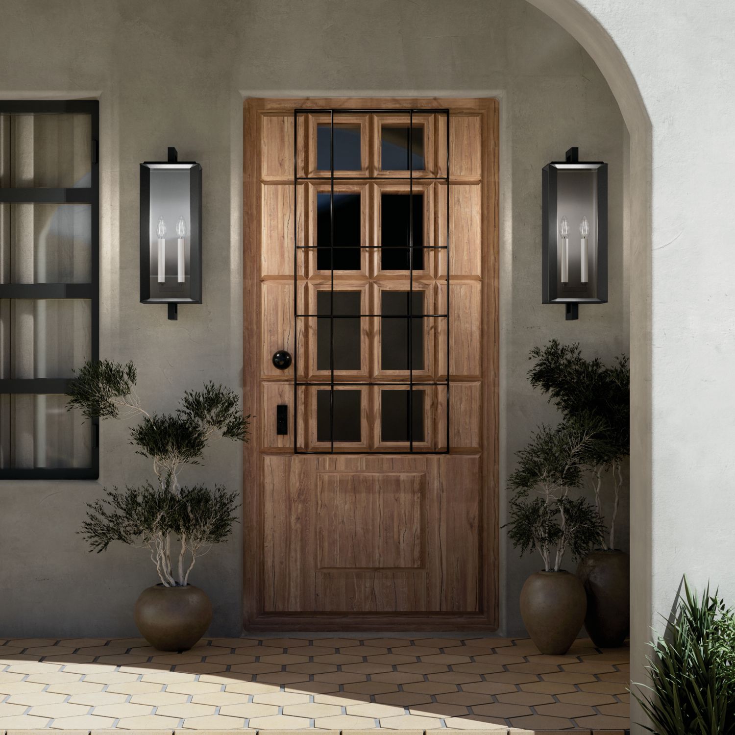 Kroft Outdoor Wall 2Lt Textured Black