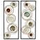 Kronos 2-Piece Circle Wall Art
