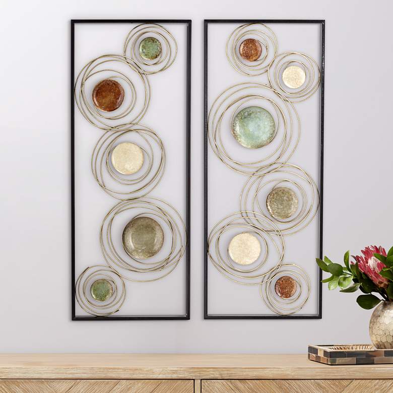 Image 1 Kronos 2-Piece Circle Wall Art