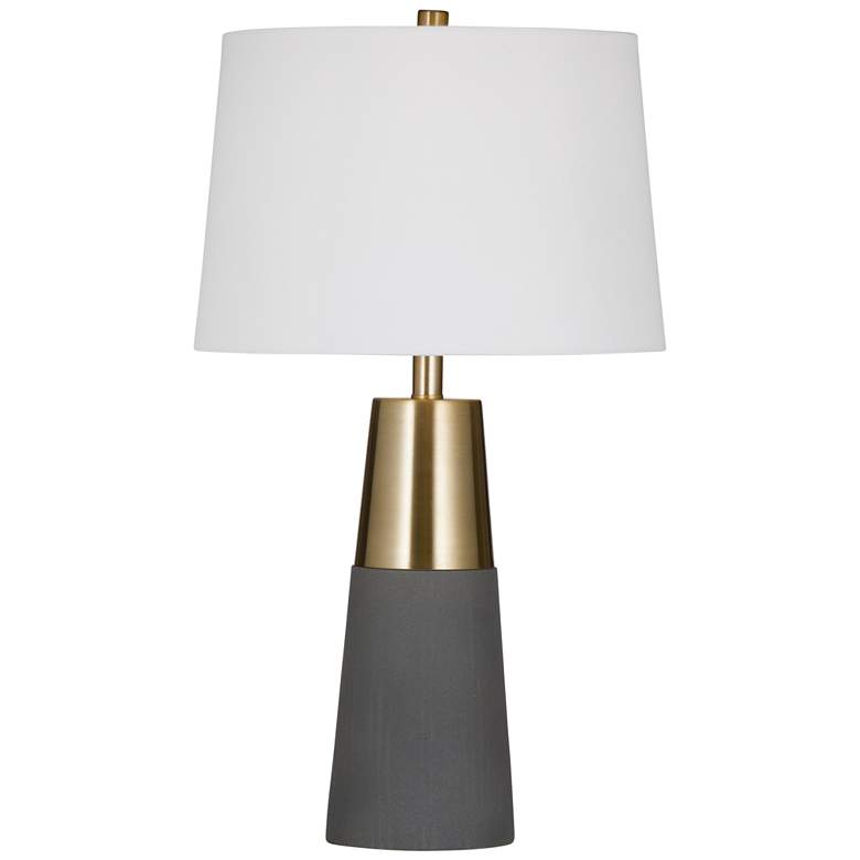 Image 1 Krystal 26 inch Modern Styled Gray Table Lamp