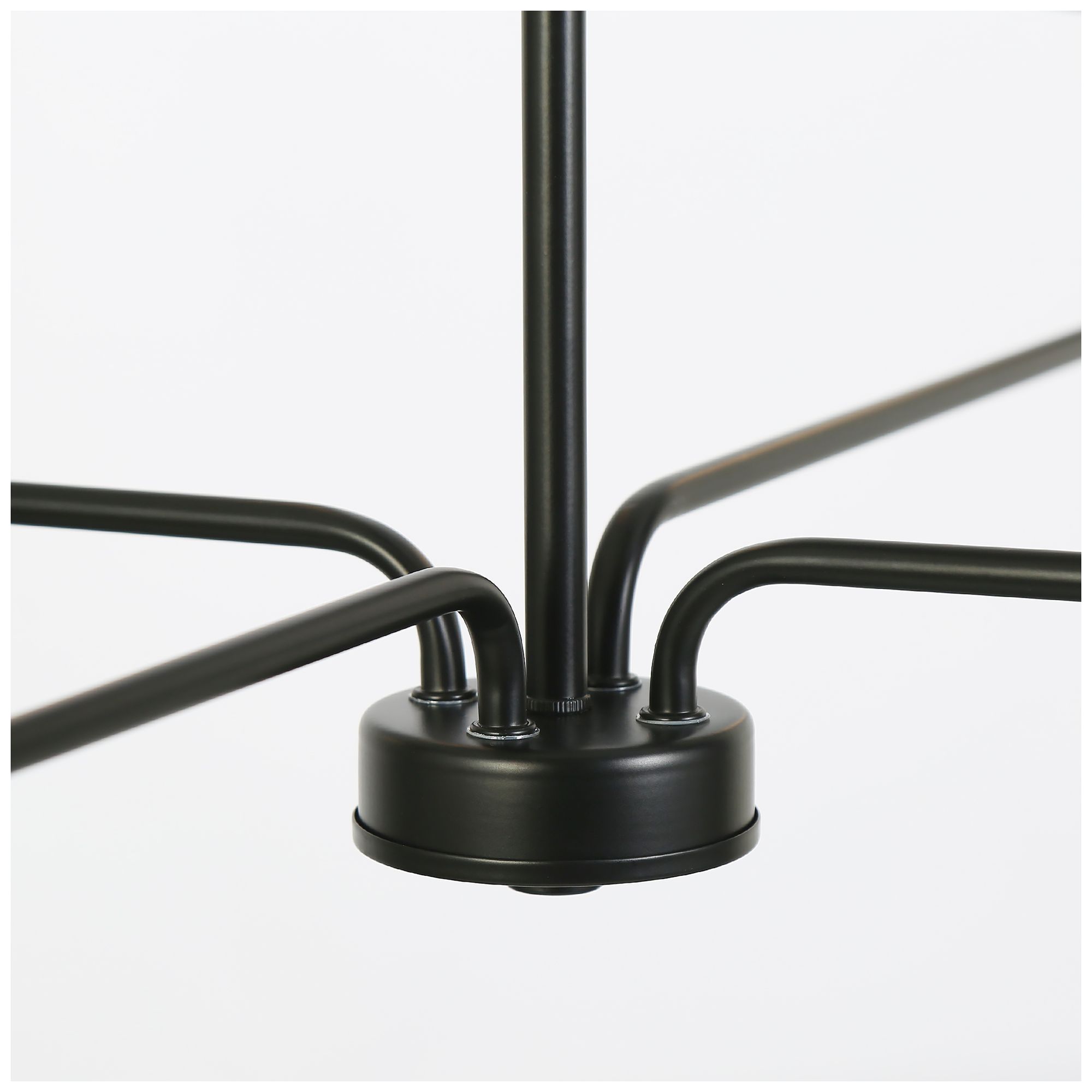 Image 3 Kudfrak 37" Wide Black Gold 8-Light Chandelier more views