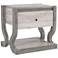 Kuiper 23" Wide Coastal White Wood 1-Drawer End Table