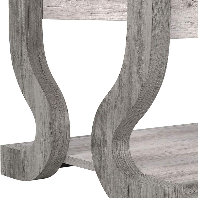 Image 3 Kuiper 23" Wide Coastal White Wood 1-Drawer End Table more views