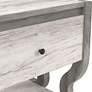 4_Kuiper 23" Wide Coastal White Wood 1-Drawer End Table more views