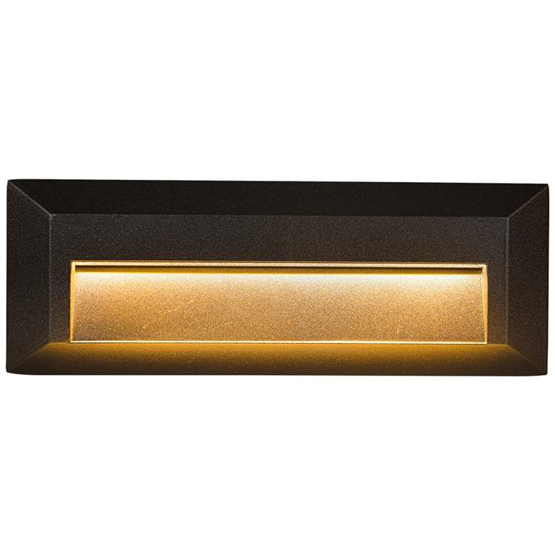 Image 7 Kullum 9" Wide Black LED Edge Step Light more views