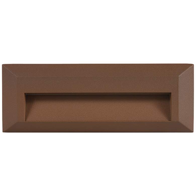 Image 1 Kullum 9 inch Wide Bronze LED Edge Step Light