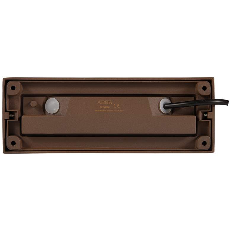 Image 4 Kullum 9" Wide Bronze LED Edge Step Light more views
