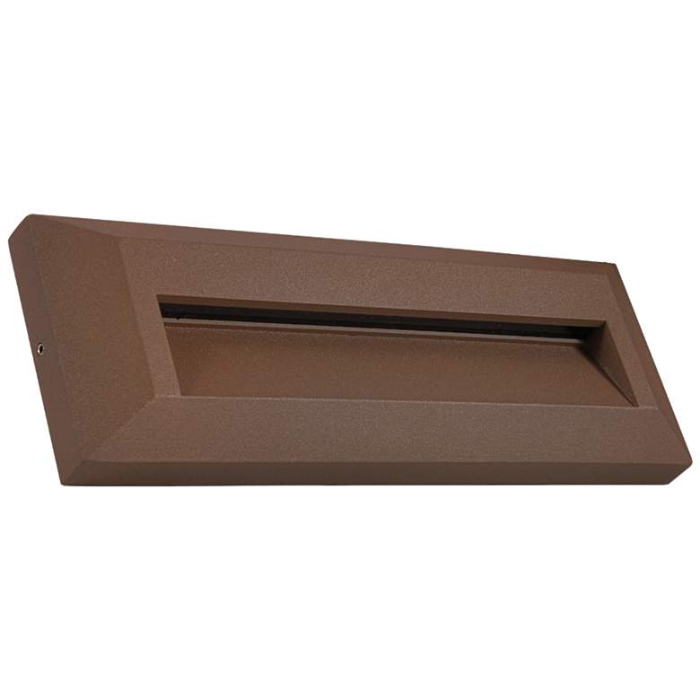 Image 7 Kullum 9" Wide Bronze LED Edge Step Light more views