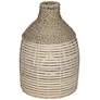 Kulshan 11 1/2" High Natural Seagrass Rattan Decorative Vase