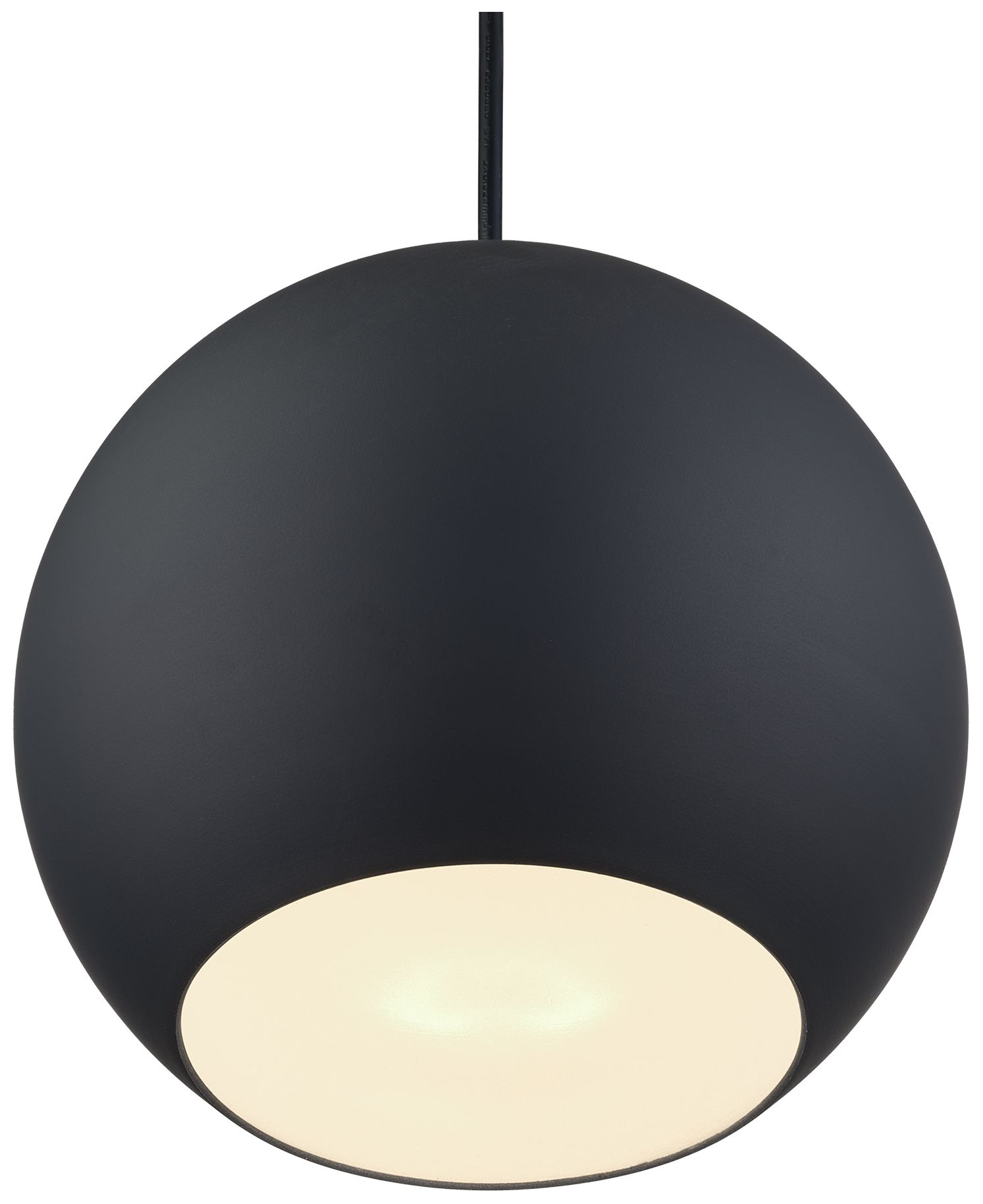 Kuppola LED Black Globe Pendant