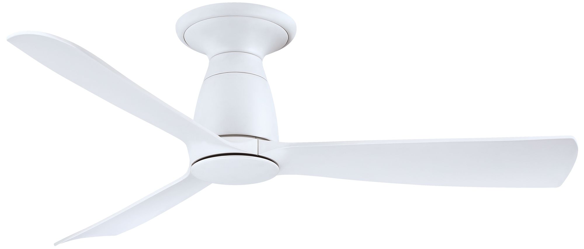 Kute 44 in Flush In/Out Smart Fan - Matte White Blades