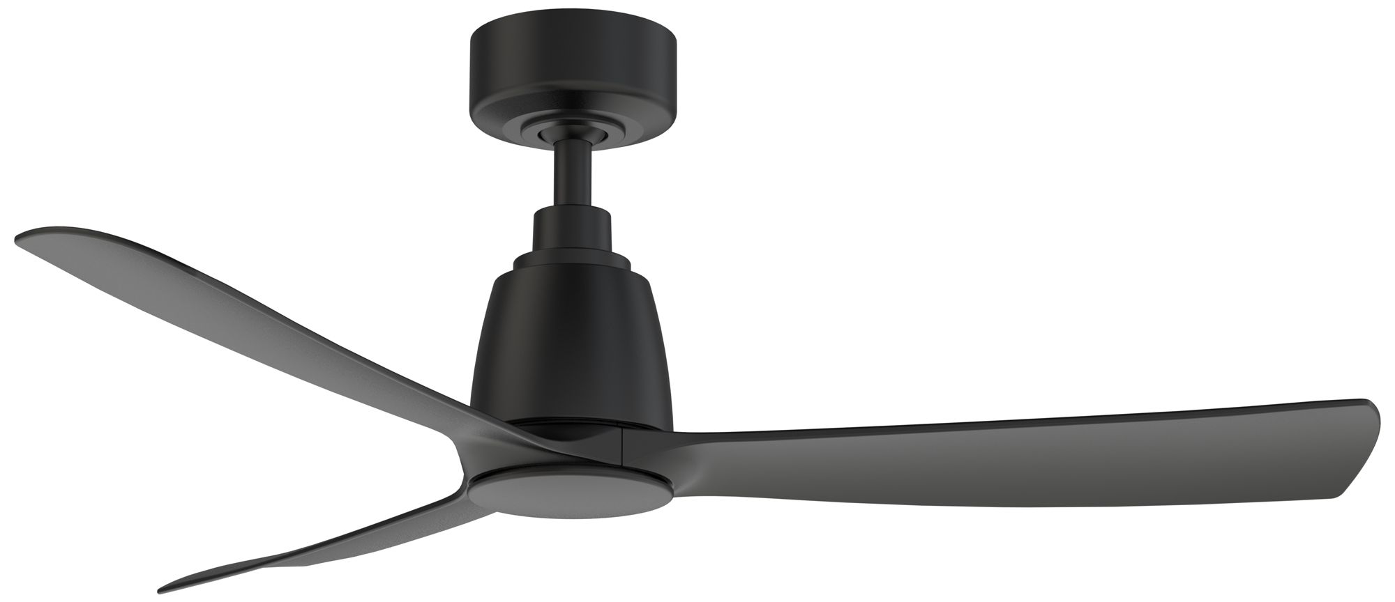 Image 2 Kute 44 in In/Out Smart Fan w/ LED CCT Lt Kit - Black Blades more views
