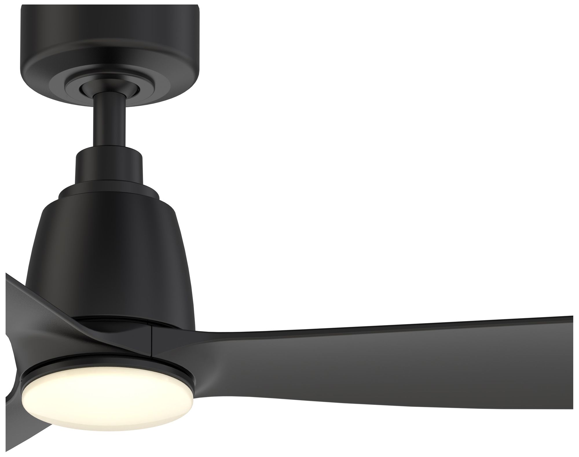 Image 3 Kute 44 in In/Out Smart Fan w/ LED CCT Lt Kit - Black Blades more views