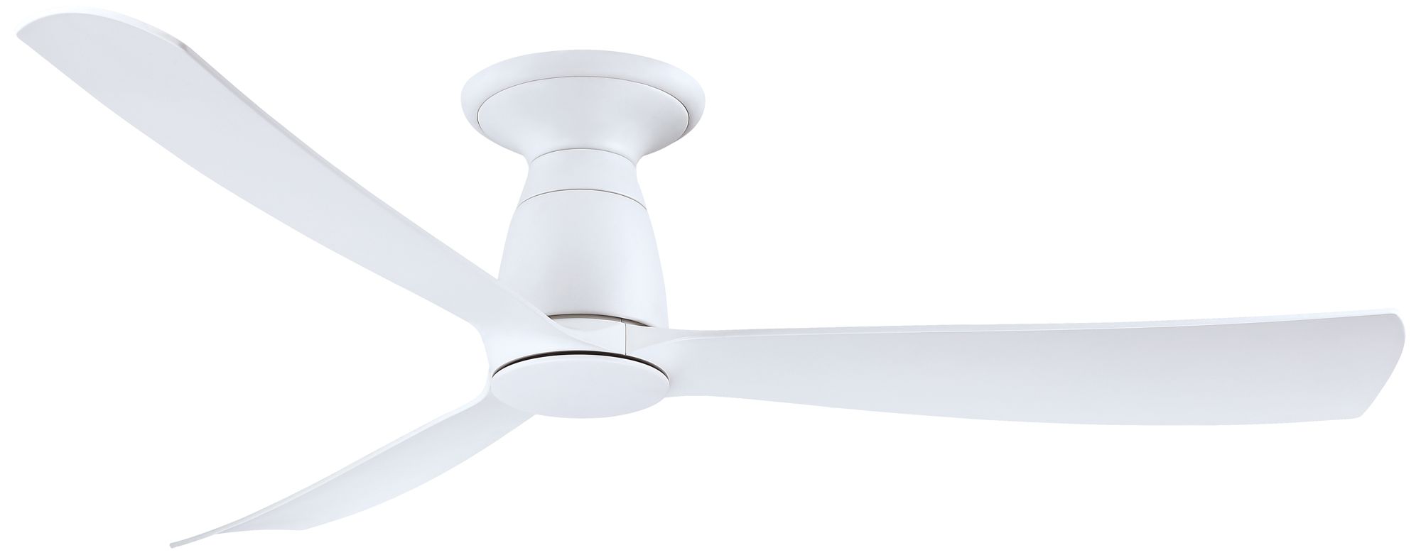 Kute 52 in Flush In/Out Smart Fan - Matte White Blades