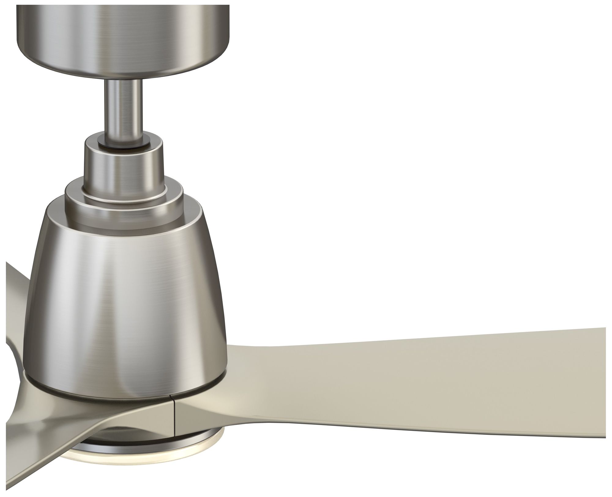 Image 4 Kute 52 in In/Out Smart Fan w/ LED CCT Lt Kit - Br. Nickel Blades more views