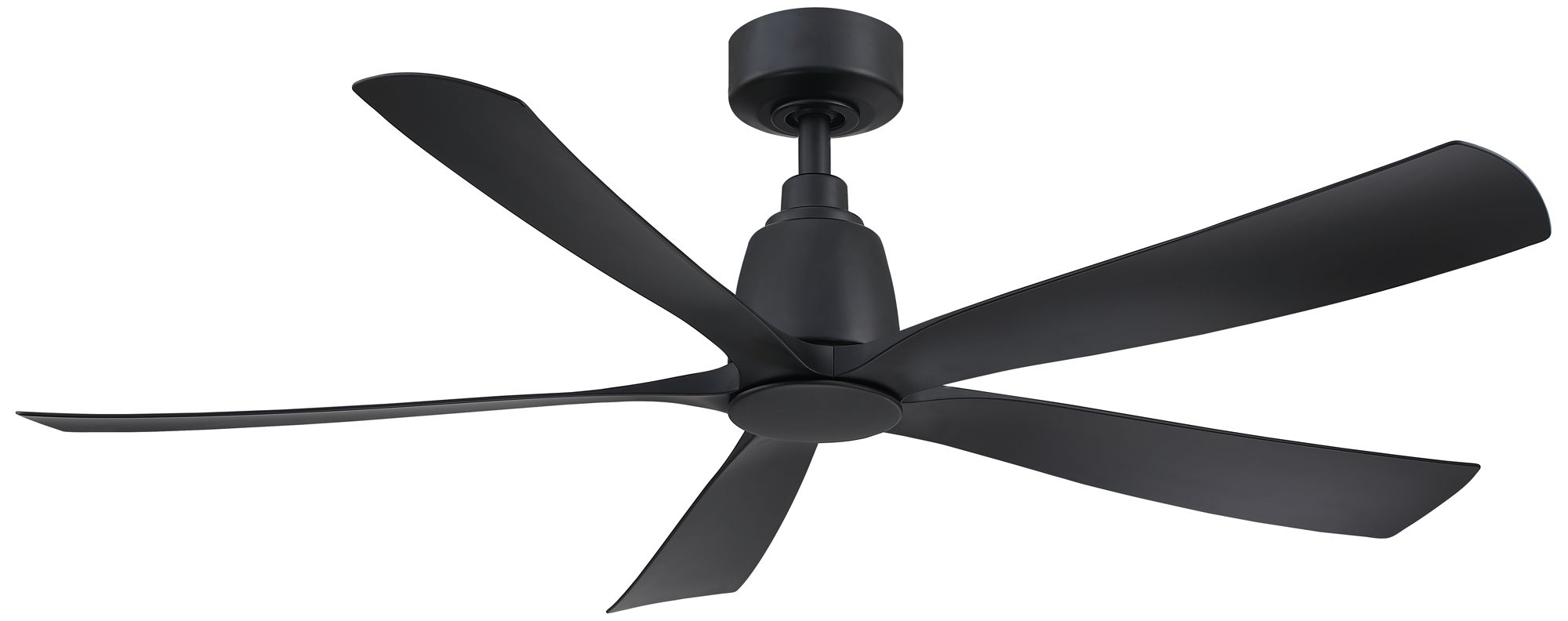 Image 2 Kute5 52 in In/Out Smart Fan w/ LED CCT Lt Kit - Black Blades more views