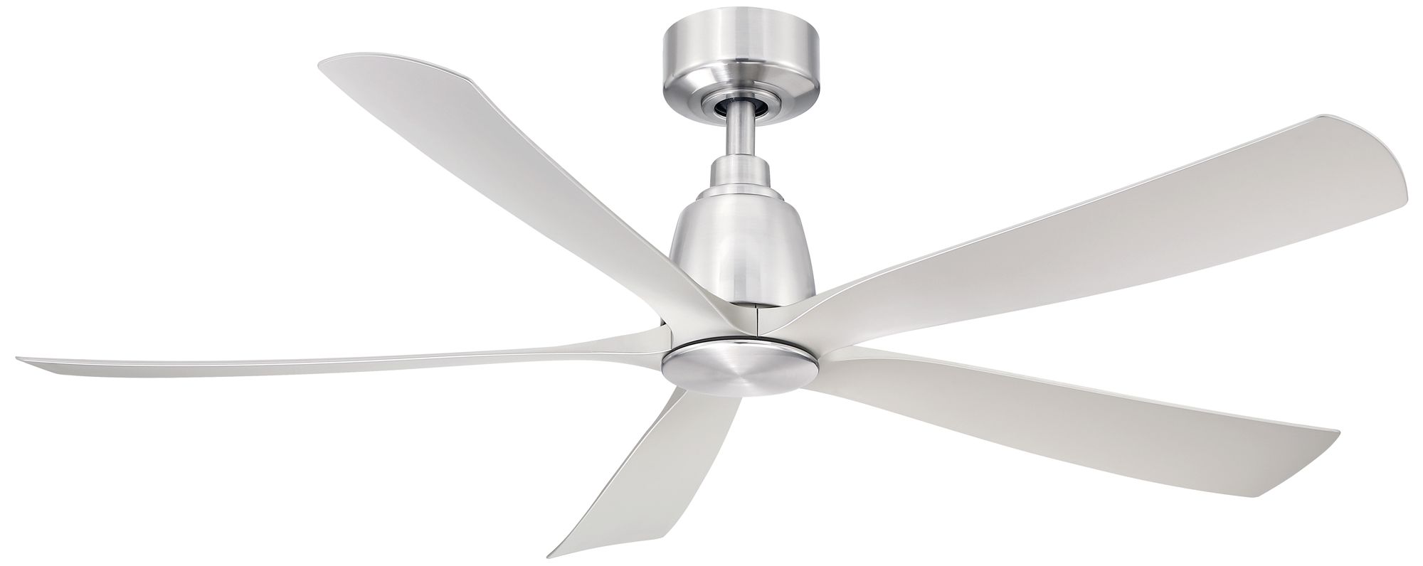 Image 2 Kute5 52 in In/Out Smart Fan w/ LED CCT Lt Kit - Br. Nickel Blades more views
