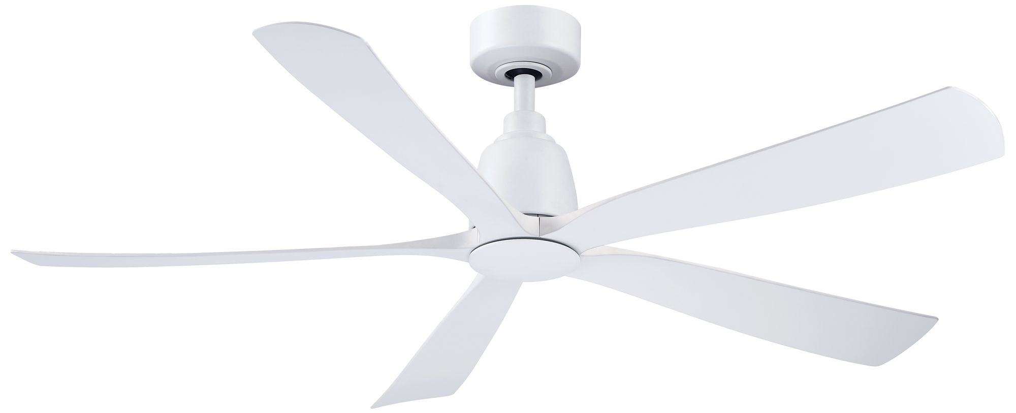 Image 2 Kute5 52 in In/Out Smart Fan w/ LED CCT Lt Kit - Matte White Blades more views