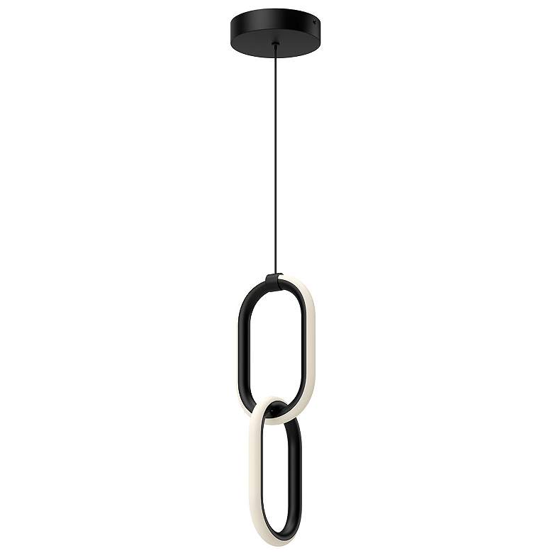 Image 2 Kuzco Airen LED 15-in Black Pendant