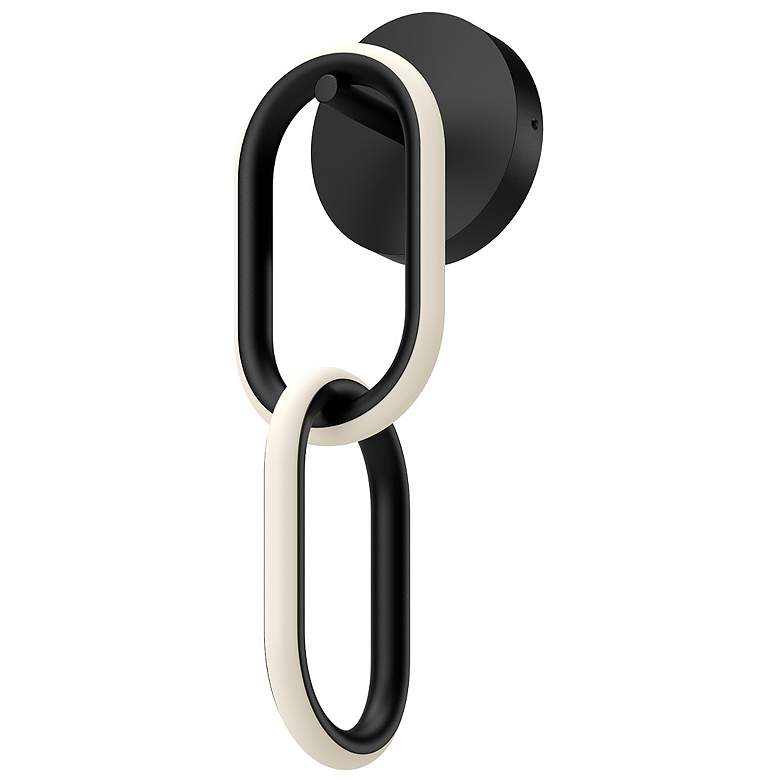 Image 1 Kuzco Airen LED 17-in Black Wall Sconce