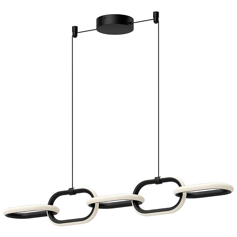 Image 1 Kuzco Airen LED 36-in Black Linear Pendant