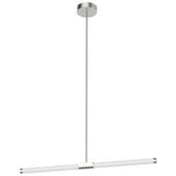 Kuzco Akari LED 37-in Brushed Nickel Linear Pendant