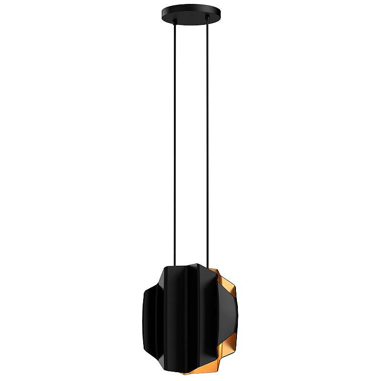 Image 1 Kuzco Akira E26 14-in Black/Gold Pendant