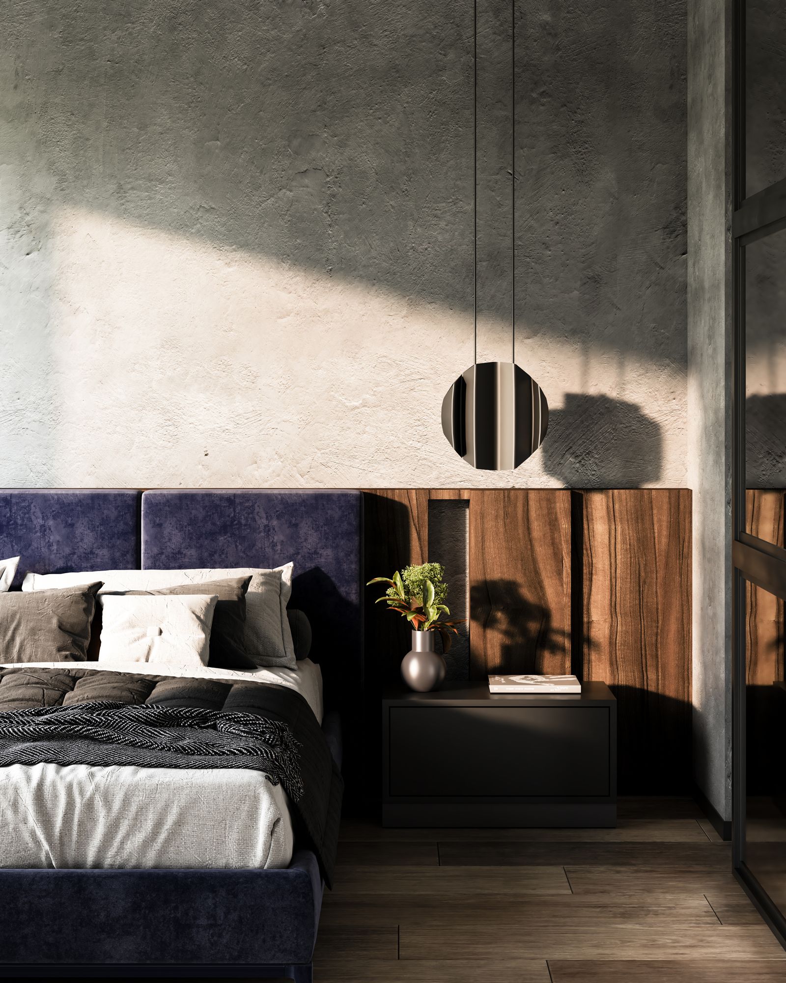 Image 3 Kuzco Akira E26 14-in Black/Gold Pendant more views