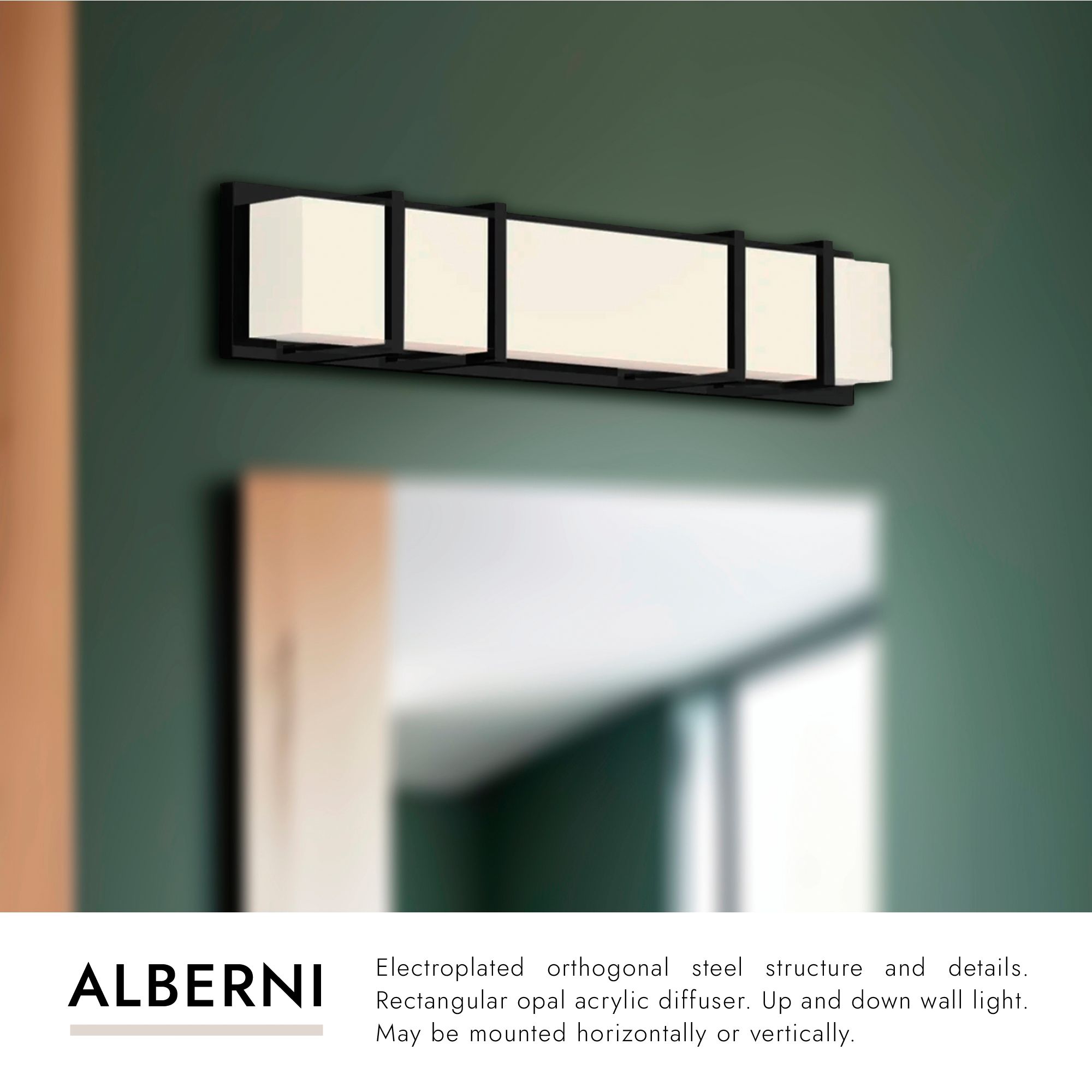 Image 2 Kuzco Alberni LED 26-in Chrome Vanity Light more views