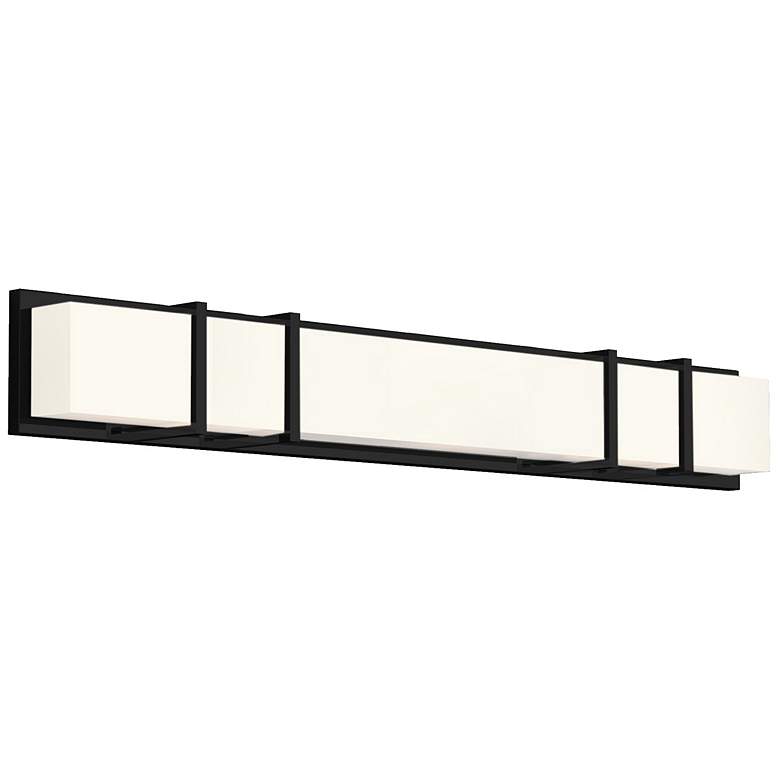 Image 1 Kuzco Alberni LED 38-in Black Vanity Light