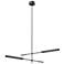 Kuzco Alora Astrid 41 1/2" Urban Bronze Twin Boom Arm LED Chandelier