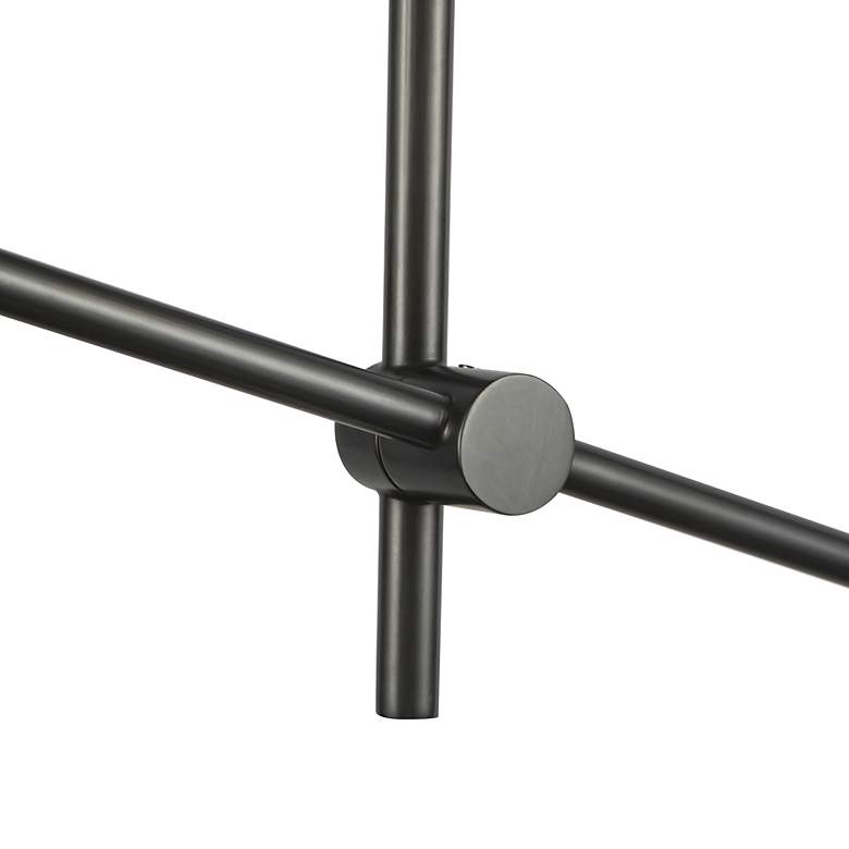 Image 6 Kuzco Alora Astrid 41 1/2" Urban Bronze Twin Boom Arm LED Chandelier more views