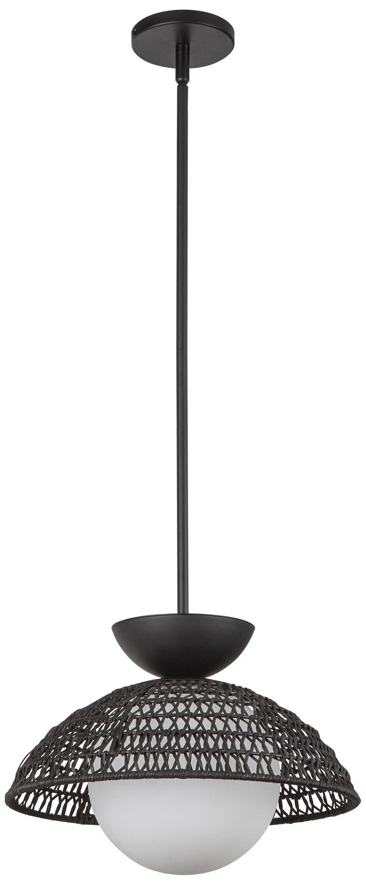 Image 2 Kuzco Alora Mood Perth 14 3/4" Matte Black Coastal Modern Pendant more views